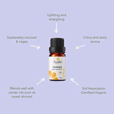 Fushi Wellbeing Orange (Sweet) Organic Essential Oil 5ml