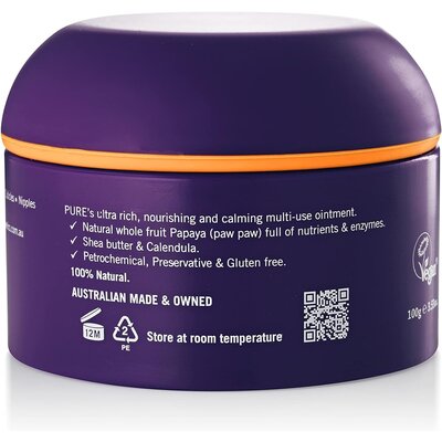 P'URE Papayacare Papaya Balm Multi-Use 100g