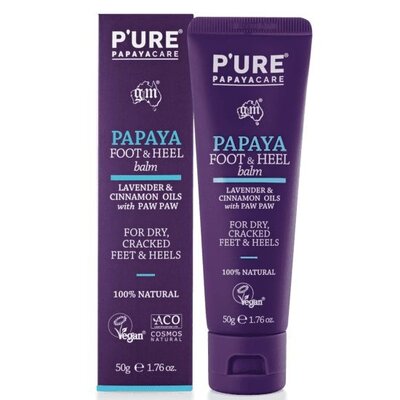 P'URE Papayacare Papaya Foot & Heel Balm 50g