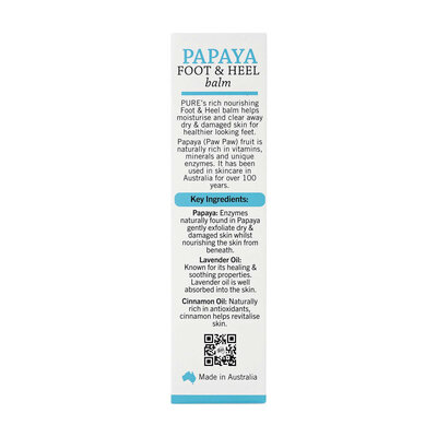 P'URE Papayacare Papaya Foot & Heel Balm 50g