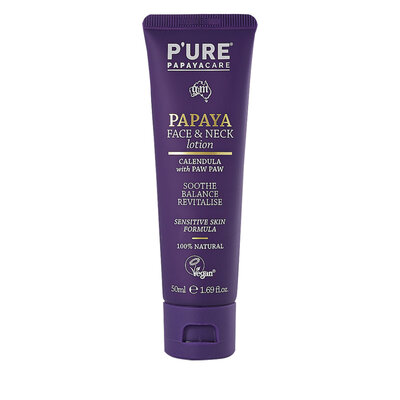 P'URE Papayacare Papaya Face & Neck Lotion 50ml