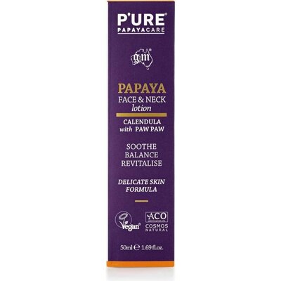 P'URE Papayacare Papaya Face & Neck Lotion 50ml