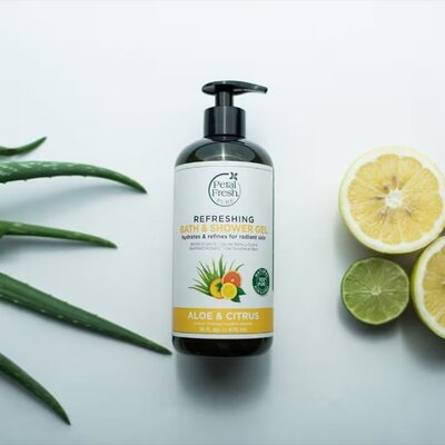 Petal Fresh Refreshing Bath & Shower Gel Aloe & Citrus - 475ml