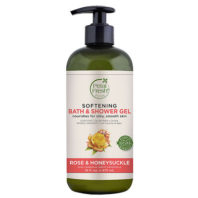 Petal Fresh Softening Bath & Shower Gel Rose & Honeysuckle - 475ml