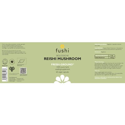 Fushi Wellbeing Organic Reishi Mushroom - 60 capsules