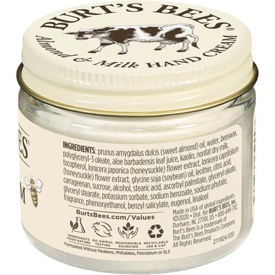 Burt's Bees Hand Cream Almond & Milk - 56,6gr