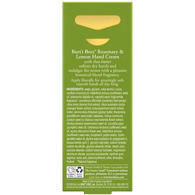 Burt's Bees Hand Cream Rosemary & Lemon - 28,8gr