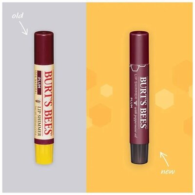 Burt's Bees Lip Shimmer Plum - 2,6gr