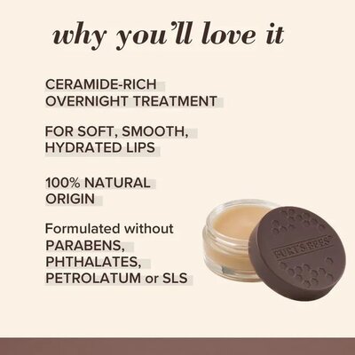 Burt's Bees Lip Treatment Overnight Intensive - 7,07gr