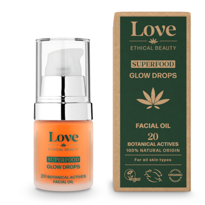 Love Ethical Beauty Superfood Glow Drops Face Oil - 20ml