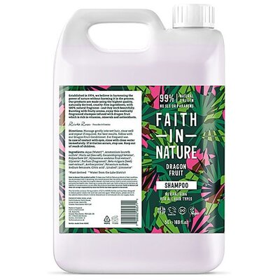 Faith in Nature Shampoo Dragon Fruit - Refill - 5 Liter