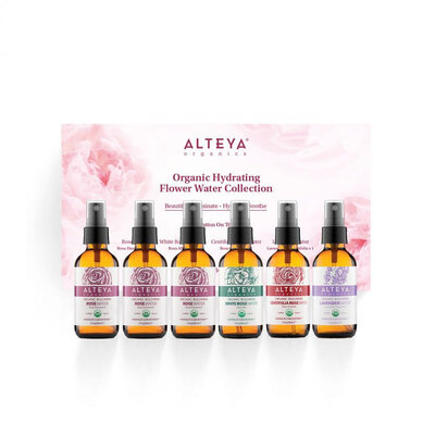 Alteya Organics  Hydraterend Bloemenwater Collectie, set van 6 flesjes