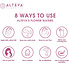 Alteya Organics  Hydraterend Bloemenwater Collectie, set van 6 flesjes