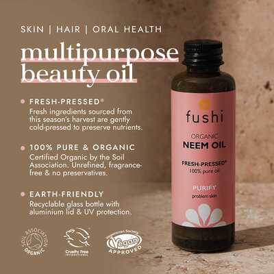 Fushi Wellbeing Neem Oil 50 ml - Orgainc