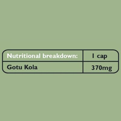 Fushi Wellbeing Organic Gotu Kola - 60 capsules