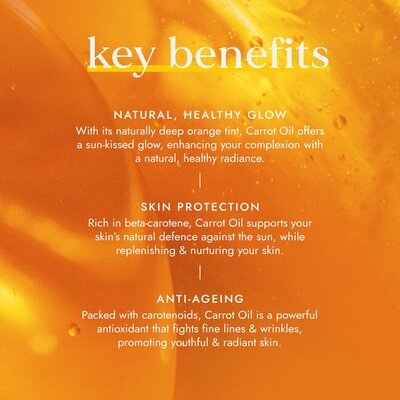 Fushi Wellbeing Carrot Oil fresh Pressed - 100ml, 50ml of 10ml
