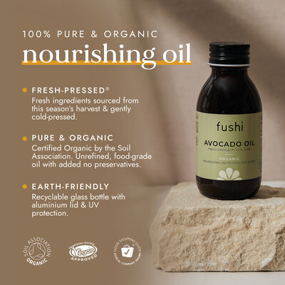 Fushi Wellbeing Avocado Oil -  Organic - 100ml of 10ml