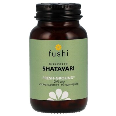 Fushi Wellbeing Biologische Shatavari, 60 Veganistische Capsules, Voedingssupplement.