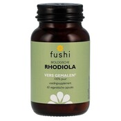 Fushi Wellbeing Biologische Rhodiola, 60 Veganistische Capsules, Voedingssupplement
