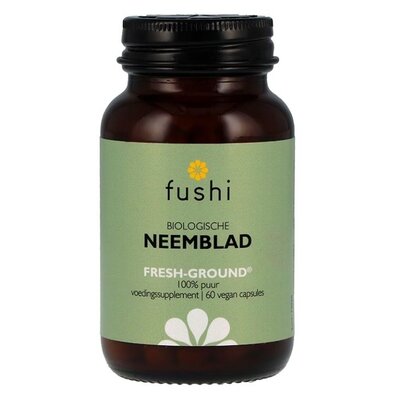 Fushi Wellbeing Biologisch Neemblad, 60 Veganistische Capsules, Voedinssupplement