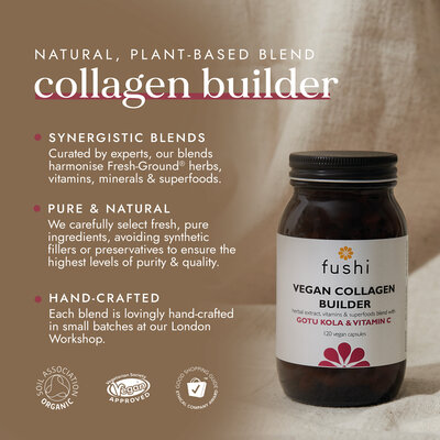 Fushi Wellbeing Vegan Collageen vorming, 120 veganistische capsules