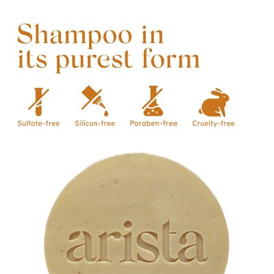 Arista Ayurveda  Shampoo Bar - Vet haar - 80gr