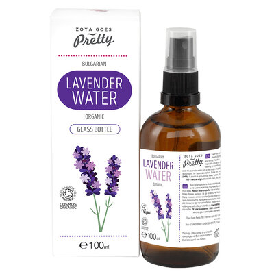 Zoya Goes pretty Organic Bulgarian Lavender Water Glass Bottle – 100 ml