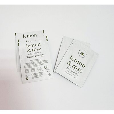 Jimmy Boyd Organic Lemon & Rose - 200ml of Sample doekje