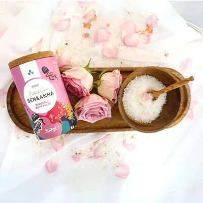 BEN&ANNA Rose Bath Salt - 300gr