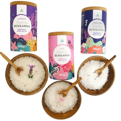 BEN&ANNA Rose Bath Salt - 300gr