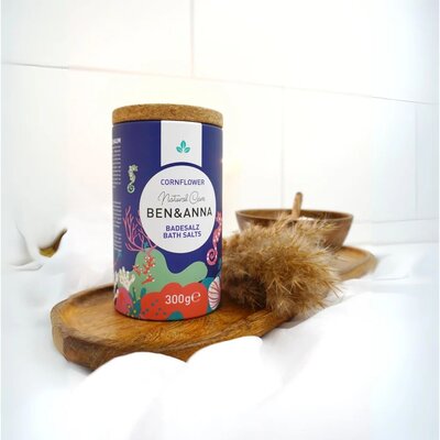 BEN&ANNA Cornflower Bath Salt - 300gr