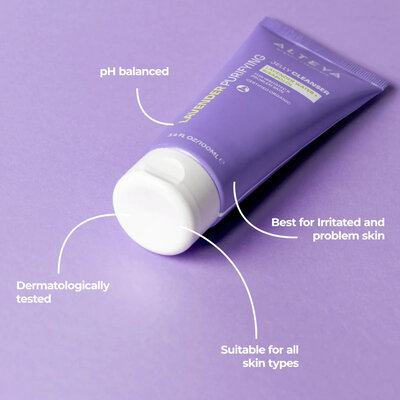 Alteya Organics Lavender Purifying Jelly Cleanser met organisch lavendelwater en bisabolol