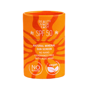 Beauty Made Easy Natuurlijke minerale zonnebrand SPF 50 voor het gezicht - 30 g