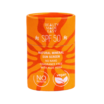 Beauty Made Easy Natuurlijke minerale zonnebrand SPF 50 voor het gezicht - 30 g