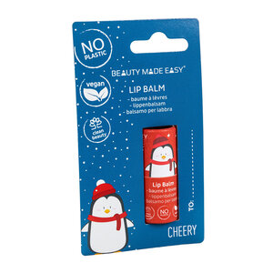 Beauty Made Easy Cheery Lipbalm Vegan - Plastic Free