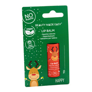 Beauty Made Easy Happy Lipbalm Vegan - Plastic Free