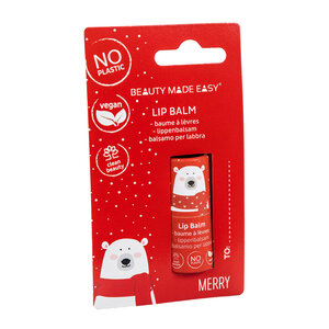 Beauty Made Easy Merry Lipbalm Vegan - Plastic Free