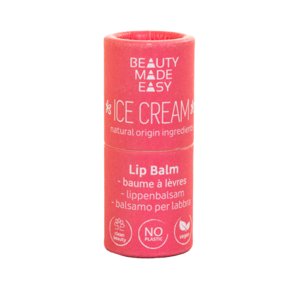 Beauty Made Easy Lip Balm Ice Cream - Vegan-Plastic Free 5,5gr