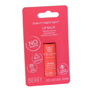 Beauty Made Easy Papertube lipbalm Berry
