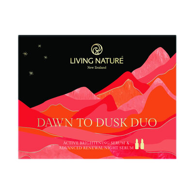 Living Nature Duo Dawn to Dusk: Active Brightening Serum & Advanced Night Serum