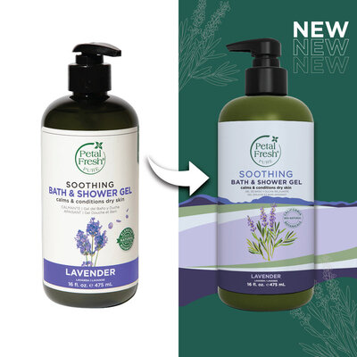 Petal Fresh Soothing Bath & Shower Gel Lavender - 475ml