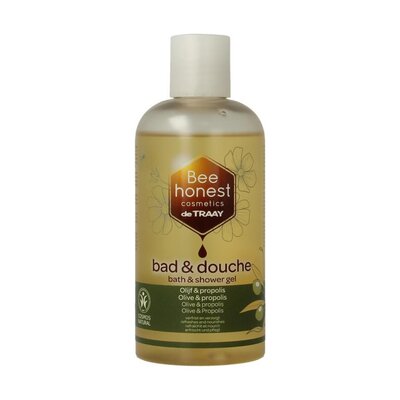Bee Honest Bad en douche olijf en propolis - 250ml of 500ml