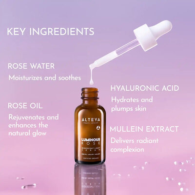 Alteya Organics Iridescent Light Serum Luminous Rose 30ml