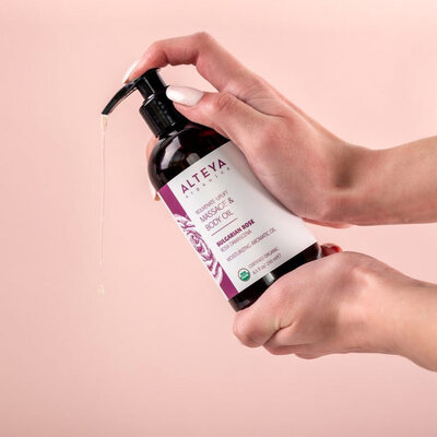 Alteya Organics Rejuvenating Massage and Body Oil Bulgarian Rose 125ml