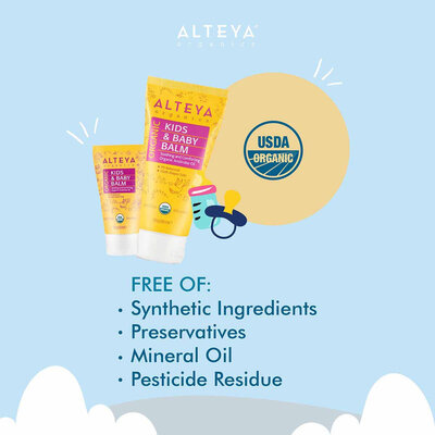 Alteya Organics Organic Kids & Baby Balm 90ml of 30ml