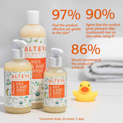 Alteya Organics Organic Kids & Baby Wash 250ml
