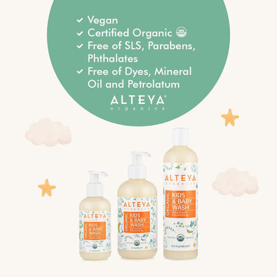 Alteya Organics Organic Kids & Baby Wash 250ml