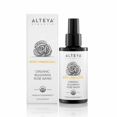 Alteya Organics Organic Bulgarian Rose Water Glass Bottle 100ml
