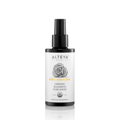 Alteya Organics Organic Bulgarian Rose Water Glass Bottle 100ml