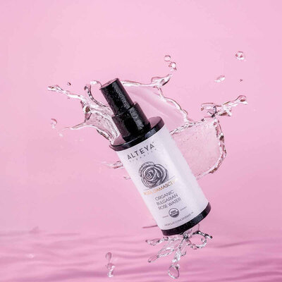 Alteya Organics Organic Bulgarian Rose Water Glass Bottle 100ml